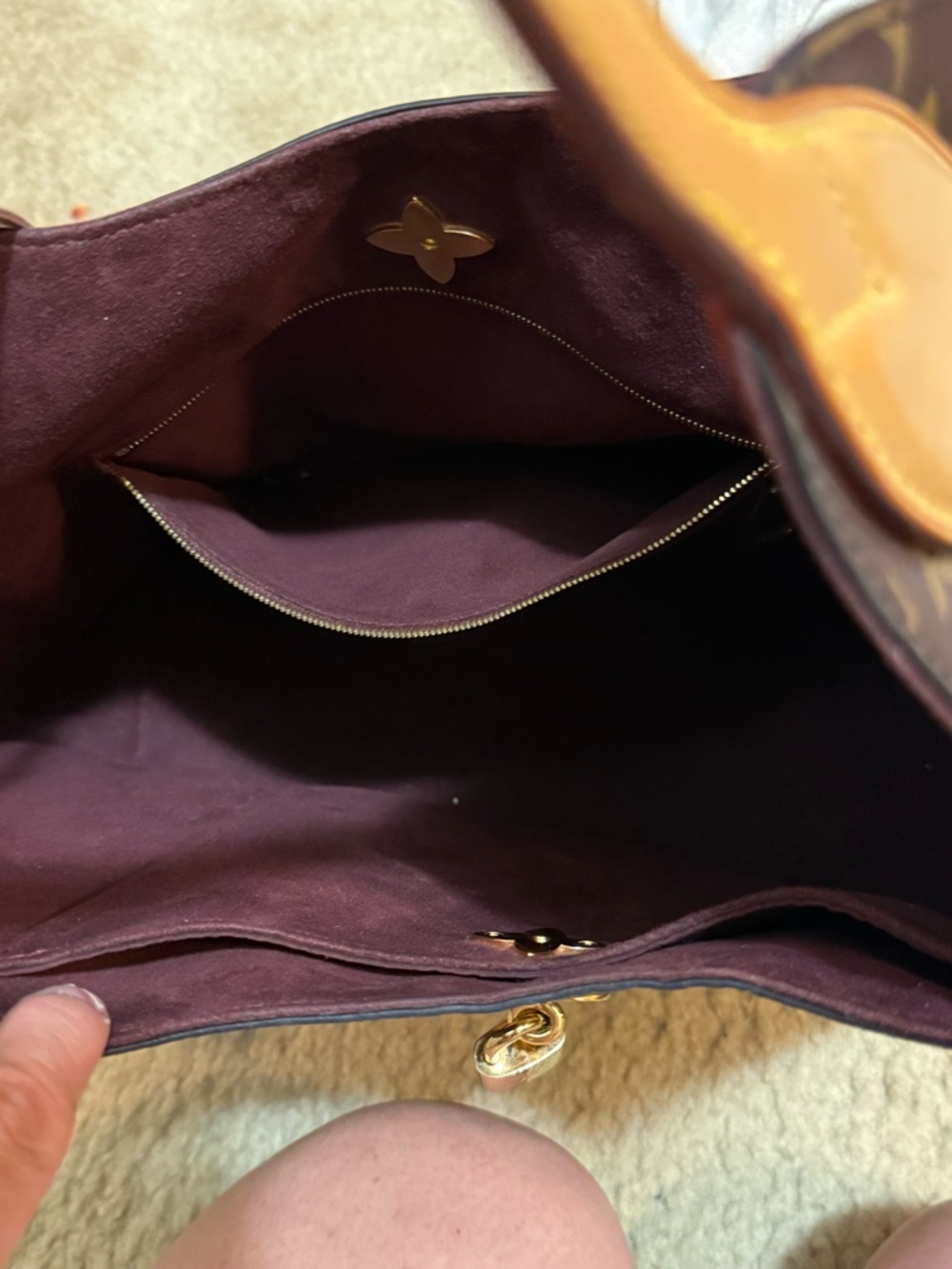 Louis Vuitton Monogram Canvas Hobo Shoulder Bag in Brown and Tan - Picture 8 of 8
